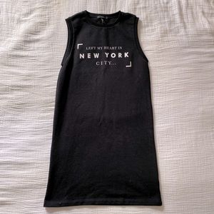 NEW YORK black dress